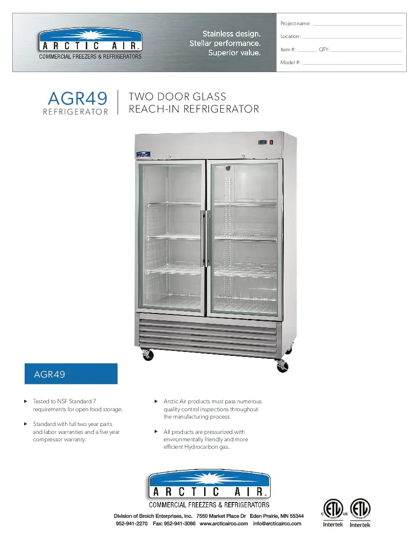 arctic-air-agr49-refrigerator-reach-in-115v-two-section-self-contained-spec-260726rgthg0.pdf