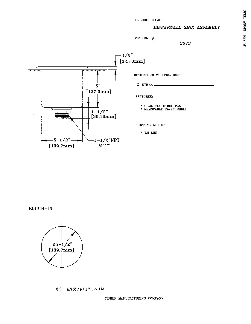 fisher-3043-dipper-well-with-drain-specsheet-260726569nre.pdf