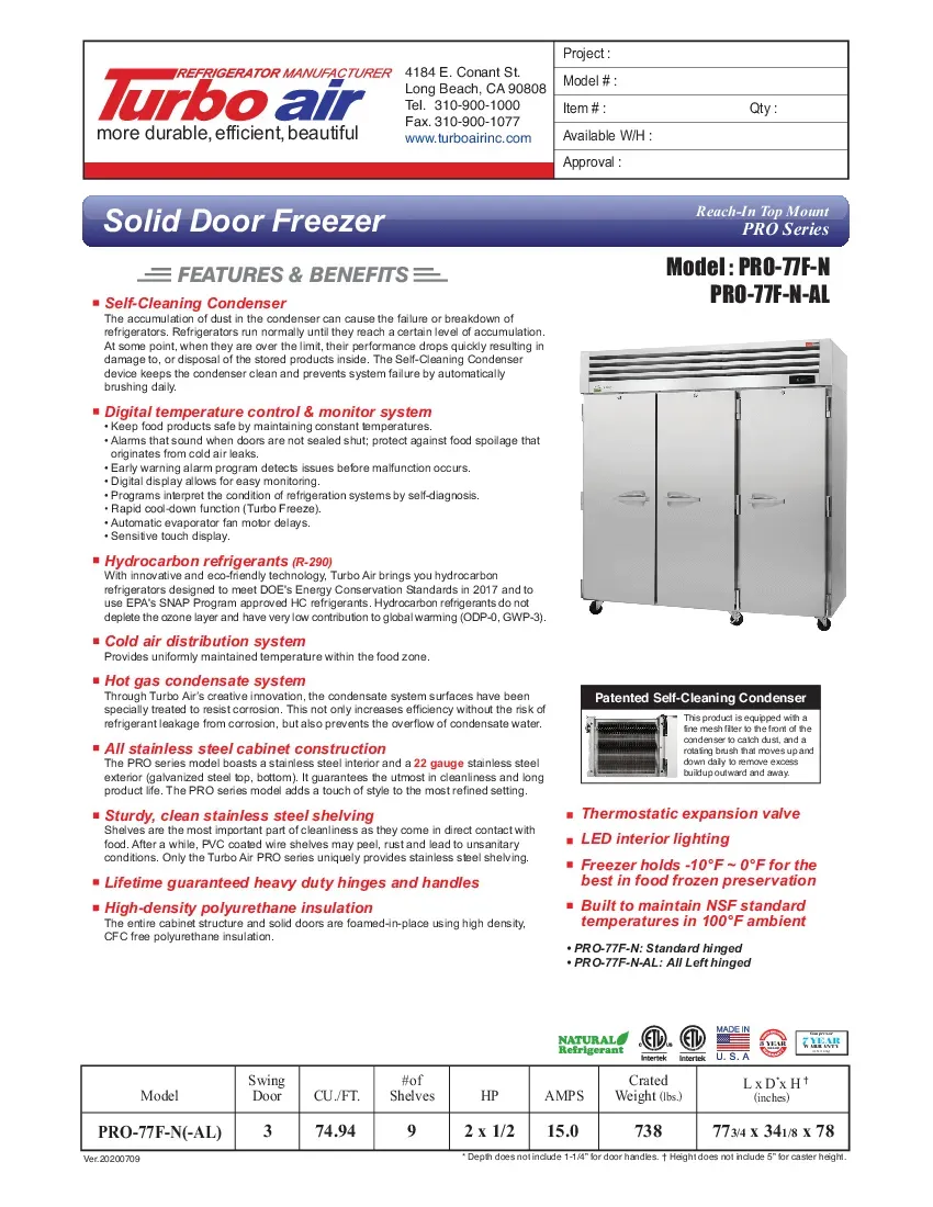 turbo-air-pro-77f-n-freezer-reach-in-115v-three-section-self-contained-spec-26072678dplz.pdf