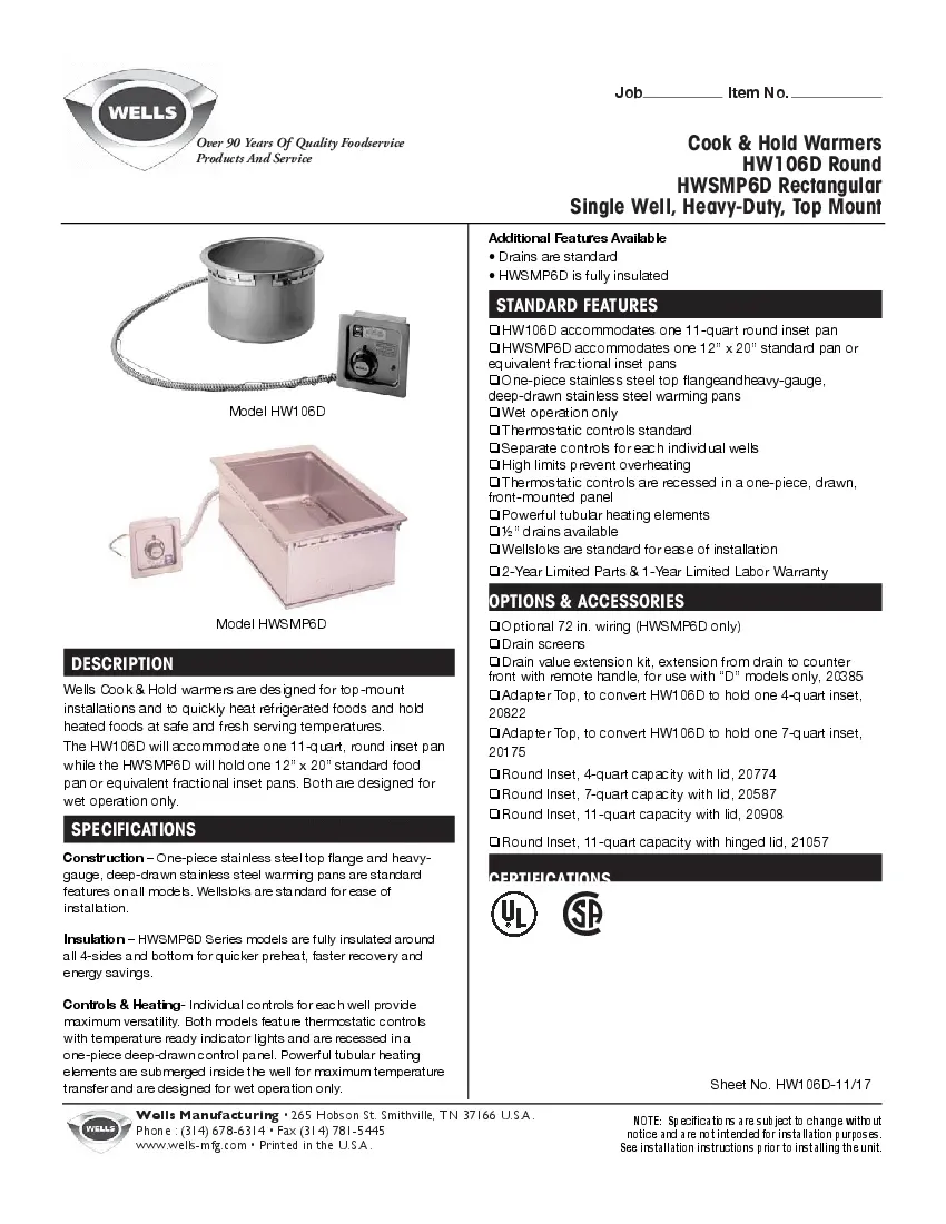 wells-hw-106d-hot-food-well-unit-drop-in-electric-specsheet-2605038uzz2c.pdf