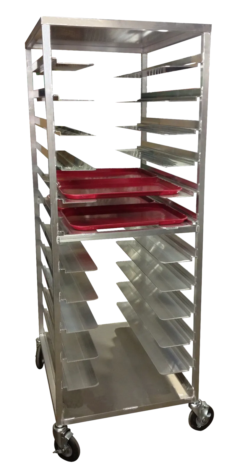 Carter-Hoffmann AL12, Cart, Tray Delivery, 12 Trays, Made In USA, Aluminum