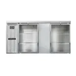 Continental Refrigerator BB69SNSGD, Back Bar Cabinet, Refrigerated