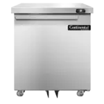 Continental Refrigerator D27N-U, Refrigerator, Undercounter, Reach-In