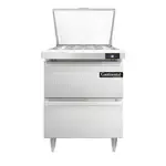 Continental Refrigerator D27N12M-D, Refrigerated Counter, Mega Top Sandwich / Salad Unit
