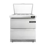 Continental Refrigerator D32N12M-FB-D, Refrigerated Counter, Mega Top Sandwich / Salad Unit