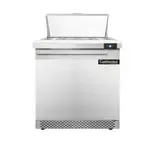 Continental Refrigerator D32N8-FB, Refrigerated Counter, Sandwich / Salad Unit