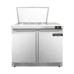 Continental Refrigerator D36N12M-FB, Refrigerated Counter, Mega Top Sandwich / Salad Unit