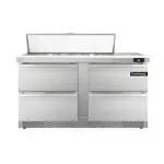 Continental Refrigerator D60N12-FB-D, Refrigerated Counter, Sandwich / Salad Unit