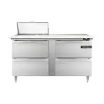 Continental Refrigerator D60N8C-D, Refrigerated Counter, Sandwich / Salad Unit