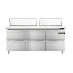 Continental Refrigerator D72N18C-D, Refrigerated Counter, Sandwich / Salad Unit