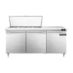 Continental Refrigerator D72N18M, Refrigerated Counter, Mega Top Sandwich / Salad Unit