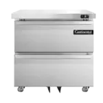 Continental Refrigerator , DF32N-U-D, Freezer, Undercounter, Reach-In