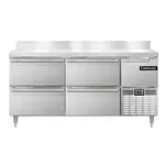 Continental Refrigerator , DFA68NSSBSD, Freezer Counter, Work Top