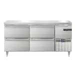 Continental Refrigerator DRA68NSS-F, Refrigerator, Fish / Poultry