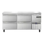 Continental Refrigerator RA68N-D, Refrigerated Counter, Work Top