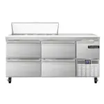 Continental Refrigerator , RA68N10-D, Refrigerated Counter, Sandwich / Salad Unit