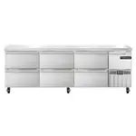 Continental Refrigerator RA93N-D, Refrigerated Counter, Work Top