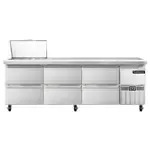 Continental Refrigerator RA93N12M-D, Refrigerated Counter, Mega Top Sandwich / Salad Unit