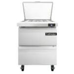 Continental Refrigerator SW27N12M-D, Refrigerated Counter, Mega Top Sandwich / Salad Unit