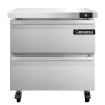 Continental Refrigerator SW32N-D, Refrigerated Counter, Work Top