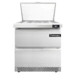 Continental Refrigerator SW32N12M-FB-D, Refrigerated Counter, Mega Top Sandwich / Salad Unit