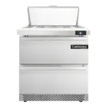 Continental Refrigerator SW32N8C-FB-D, Refrigerated Counter, Sandwich / Salad Unit