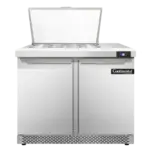 Continental Refrigerator SW36N12M-FB, Refrigerated Counter, Mega Top Sandwich / Salad Unit