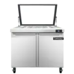 Continental Refrigerator SW36N12M-HGL, Refrigerated Counter, Mega Top Sandwich / Salad Unit