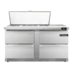 Continental Refrigerator SW60N18M-FB-D, Refrigerated Counter, Mega Top Sandwich / Salad Unit