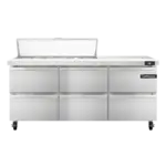 Continental Refrigerator SW72N12-D, Refrigerated Counter, Sandwich / Salad Unit