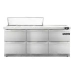 Continental Refrigerator , SW72N12-FB-D, Refrigerated Counter, Sandwich / Salad Unit