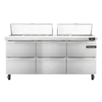Continental Refrigerator SW72N18-D, Refrigerated Counter, Sandwich / Salad Unit