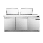 Continental Refrigerator SW72N24M-FB, Refrigerated Counter, Mega Top Sandwich / Salad Unit