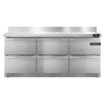 Continental Refrigerator SW72NBS-FB-D, Refrigerated Counter, Work Top
