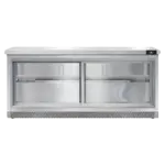 Continental Refrigerator SW72NSGD-FB, Refrigerated Counter, Work Top