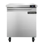 Continental Refrigerator SWF27N, Freezer Counter, Work Top