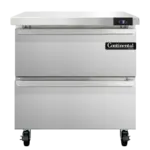 Continental Refrigerator , SWF32N-D, Freezer Counter, Work Top