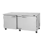 Turbo Air PUR-72-N, Refrigerator, Undercounter, Reach-In