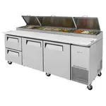 Turbo Air TPR-93SD-D2-N, Refrigerated Counter, Pizza Prep Table