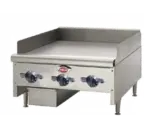 Wells HDTG-6030G, Griddle, Gas, Countertop